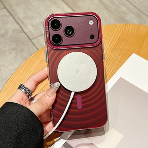 เคสโทรศัพท์แม่เหล็กคุณภาพสูง ลายคลื่น สีเลเซอร์ สำหรับ iPhone 18Pro 17 16 15 14 pro max  วัสดุ IMD แข็งแรง ป้องกันด้านหลัง - Product Image 3