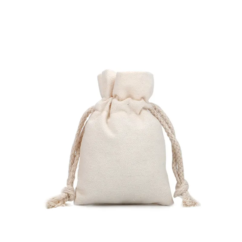 Recyclable Biodegrada Personalized Organic Cotton Dust Bags For Handbags Drawstring Bags For Gift