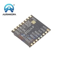 Ra-01SH-P Kit komunikasi nirkabel LoRa jarak jauh 10km, modul dengan antena tongkat & antena dudukan magnetik
