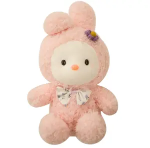 Commercio all'ingrosso della fabbrica carino regalo di compleanno morbido giocattoli di peluche del bambino morbido coniglietto peluche per i bambini