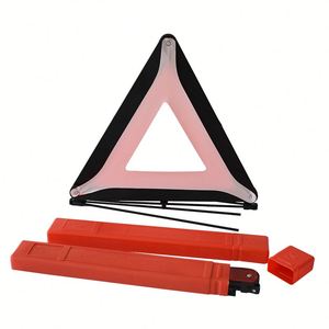 Kit d'avertissement d'urgence triangulaire robuste avec bande réfléchissante pour le camping en plein air, fournitures de sécurité routière, logo personnalisé - Product Image 1