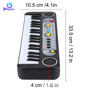 Teclado electrónico Yinyue de 37 teclas con micrófono para niños, juguete educativo, instrumento musical - Product Image 4