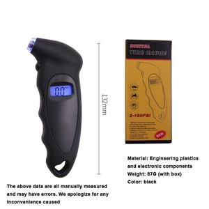 150 PSI kỹ thuật số đo áp suất lốp cho xe ô tô xe tải & xe đạp <span class=keywords><strong>4</strong></span>-thiết lập với màn hình <span class=keywords><strong>LCD</strong></span> hiển thị - Product Image 6