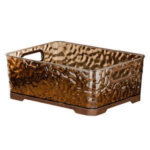 Handheld Plastic Storage <b>Baskets</b> Rectangle With Handle <b>Large</b> Size For Household Miscellaneous Item Storage Boxes - Product Image 5