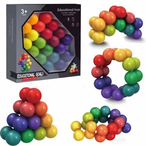 Juguete Antiestrés, Bola Mágica Colorida, Juguete Educativo para Niños, Alivio del Estrés, Bola Mágica 3D de Descompresión - Product Image 2
