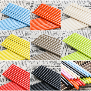 Vendedor caliente Palillos irrompibles Palillos personalizados reutilizables de plástico de melamina con logotipo Palillos Chinos - Product Image 2