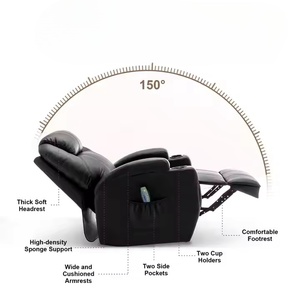 영화관에서 사용하는 진동 마사지용 고품질 합성 가죽 기능성 안락의자 - Product Image 4
