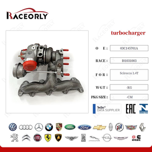 Turbocompressore RACEORLY K03 OE 03C145701P 03C145701T per VW Golf Scirocco Tiguan Sharan 1.4 TSI Twincharger EA111 CAVD CTHD CAVA - Product Image 3