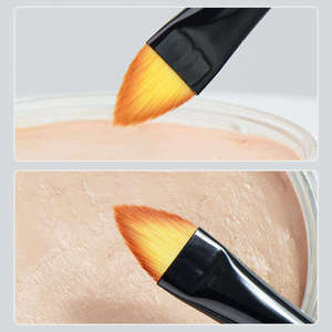 Brocha Correctora Triangular Ultrafina Plana YRX OEM, Brocha Correctora Plana Pequeña Vegana, Brocha de Maquillaje de Belleza con Logotipo Personalizado - Product Image 4
