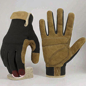 Guantes de trabajo con palma acolchada, resistentes a la abrasión, guantes de seguridad de alta resistencia, resistentes al aceite, guantes de seguridad industrial - Product Image 3