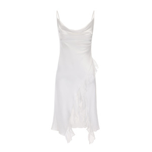 New Fashion Elegant Deep V Ice <b>Silk</b> Suspender Nightgown Sexy Luxury Robe Pajamas for Spring Summer Autumn - Product Image 6