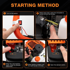 High-<b>Power</b> 52cc Industrial Grade Handheld Gasoline Machine DIY Agricultural Drill Digger Grassland Pile Drilling <b>Tool</b> - Product Image 1