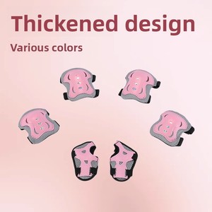 Protector de Patinaje para Niños, Grueso y Resistente, con Diseño de Mariposa, Juego de Seis Piezas para Codos, Rodillas, Muñecas y Palmas - Product Image 2