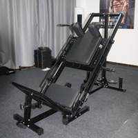 Équipement de fitness musculation Multi Gym Combo Hack Squat et Leg Press Hack Squat Leg Press Leg Press Hack Squat Machine