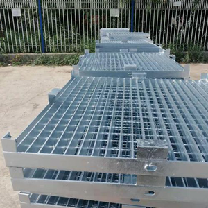 Grille de sol en acier galvanisé à chaud, barre plate <span class=keywords><strong>25</strong></span> x 5 mm, acier inoxydable pour l'extérieur, drain de sol avec grille - Product Image 3