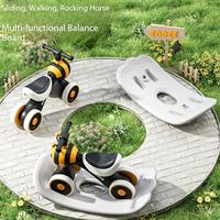 Nuevo Carro de Equilibrio para Niños de 1 a 3 Años, Patinete sin Pedales, Triciclo Silencioso con Música y Luces en Oferta