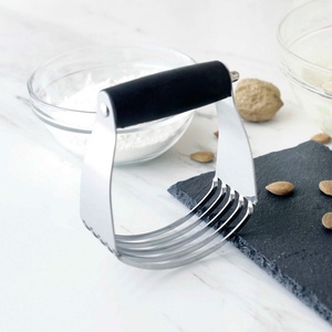 Mélangeur et coupe-pâte multifonctionnel en acier inoxydable, outils de pâtisserie pour un mélange plus rapide avec poignée antidérapante - Product Image 2
