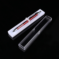 Meilleure vente étui à crayons de rangement transparent étui à stylo école/famille Promotion commerciale cadeau stylo emballage petite boîte carrée