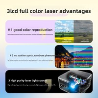 Projecteur laser 3LCD couleur pleine EF-15B - Home cinéma Android 11 intelligent portable 1080P 1000 lumens WiFi 3D Projection latérale