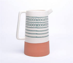 Table espagnol <span class=keywords><strong>pichet</strong></span> cruche vases/nouveauté grande gueule moderne <span class=keywords><strong>vase</strong></span> en céramique avec poignée - Product Image 3