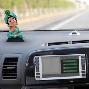 Hand-Painted Lord Krishna Idol (Natural Finish) Spiritual Decorative Showpiece for <b>Home</b> <b>Temple</b> Office Desk, Car Dashboard & Gift - Product Image 4