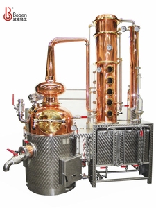 Máy Xay Sữa Chua 300L Thiết Bị Lọc Rượu Nồi Hơi Đồng Rượu Mạnh & Rượu Whisky & Gin - Product Image 2