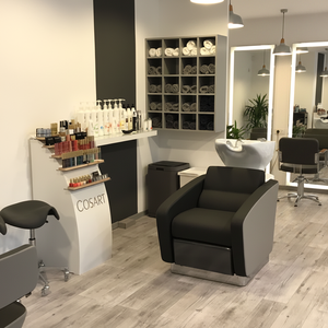 Coiffeurs professionnels modernes Chaise de lavage de cheveux en bois Meubles de salon pour shampooing pour salle à manger Gym Entrepôt extérieur Appartement - Product Image 3