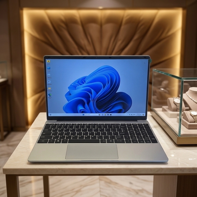 2026 OEM Factory Wholeseller  15.6-Inch Slim Laptop Intel  N4000 6GB RAM 0GB SSD Wireless IPS Gaming Notebook Computer