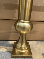 Nouveau design, meilleures ventes : Grand vase de table en métal doré de luxe, support floral pour événements, mariages et fêtes