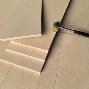 Parquet en bois massif de luxe, bois franc de qualité AB, intérieur brossé, parquet en chêne multicouche - Product Image 4