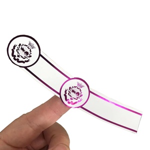 Nhà máy bán dính trong suốt Vinyl Nhãn dán nhãn cho nước giải khát bao bì công nghiệp sử dụng - Product Image 5