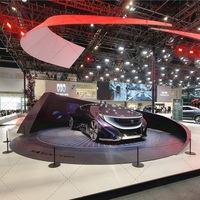 Plataforma Giratoria Personalizada para Exhibición de Autos en Salas de Exposición, 4.5 m, Sin Fosas, Plataforma Giratoria para Exhibición de Vehículos