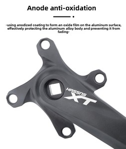 Pédalier de VTT en alliage d'aluminium 104BCD 170mm avec axe à trou carré et plateaux étroits/larges 32T 34T 36T 38T 40T 42T - Product Image 2