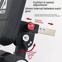 Appareil de musculation des fessiers pour Hip Thrust, Glute Drive, Kickback et Butt Lift, usage commercial, en acier, 50 kg, machine d'entraînement de gym