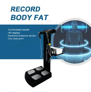 Analizzatore di composizione corporea analizzatore di grasso per corpo pieno 3d con Touch Screen LCD per palestra