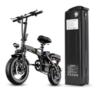 E Bike Battery Lithium-ion 18650 Electric Bicycle Battery 24v 36v 48v Silver Fish Power Battery 250W-1000W Electric Bicycles