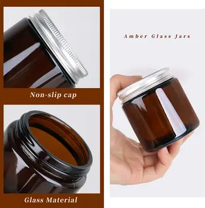 मैट काले लक्जरी मोमबत्ती जार मोमबत्ती बनाने ग्लास मोमबत्ती वाहिकाओं ग्लास ढक्कन के साथ