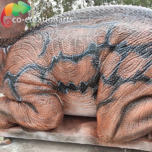 Tema jurásico, decoración de dinosaurios, <span class=keywords><strong>Triceratops</strong></span>, 3D, animatrónico, en venta - Product Image 3
