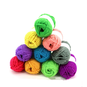 Fil à tricoter 5 plis 100g, couleurs assorties, doux et lisse, 5 brins, 125g, 72 couleurs, doux comme du coton, pour poupées, fournisseur de fil à crocheter, coton lait pour bébé, pour pyjamas - Product Image 6