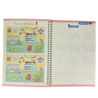 Cahier de calligraphie réutilisable magique 2025, cahier d'exercices d'écriture anglaise, cahier de calligraphie, cahier d'impression pour enfants