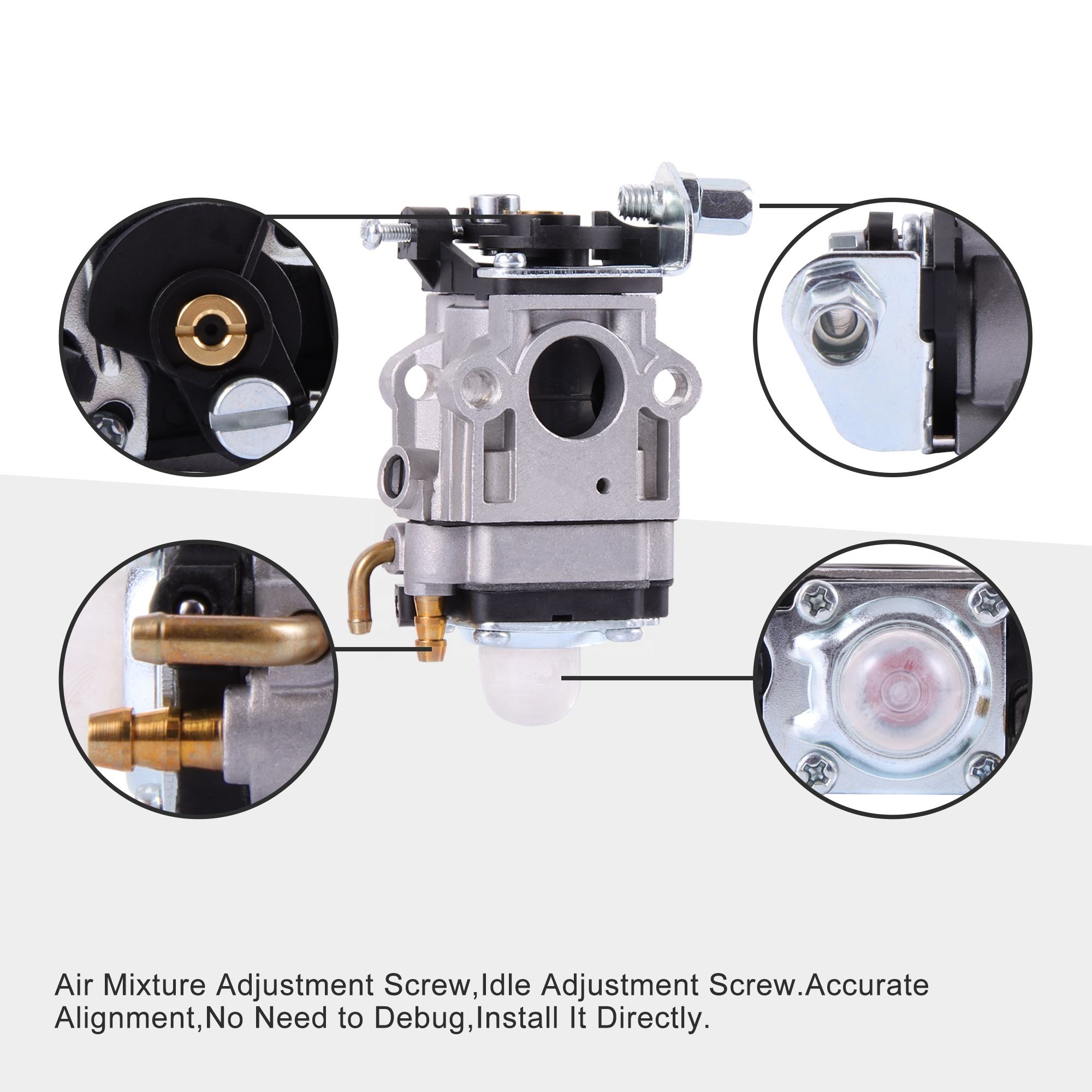 Carburatore 15mm WOOSTAR Per Motori 47cc-49cc 2 Tempi - Per Mini Bike E Scooter