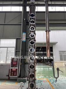 ZJD200l éthanole alcool 96 usine de production d'éthanol à petite échelle éthanole faisant des machines distillateur de colonne - Product Image 3