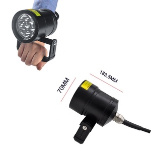 Đèn pin lặn biển sâu, đèn LED lặn ngầm, đèn lặn có thể sạc lại, bền lâu, dùng cho hang động dưới nước - Product Image 5