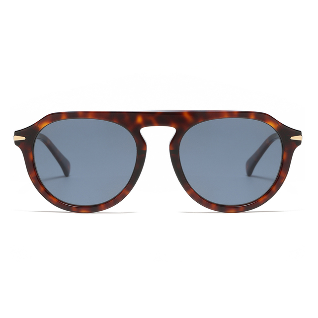 Handmade Black Tortoise Acetate Men Women Small Designer Style Luxury Polarized Sunglasses