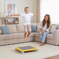 Fabricación profesional barato niños plástico saltar tablero trampolín nuevo diseño niños interior trampolín autismo juguetes para bebé