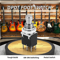 Interrupteur à pédale à bascule Daiertek DPDT normalement fermé à 4 broches pour pédale d'effet de guitare