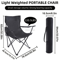 Chaise de patio pliable portable pour le camping avec porte-gobelet, légère et durable, chaise de jardin pliable en tissu Oxford