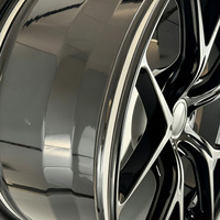 Einteilige 6061-T6 Satin-Schwarz Maßgefertigte Geschmiedete Aluminium-Legierung 18 19 20 21 Zoll 5x114,3 Autofelgen für Tesla Model 3 Y BMW G80 M3