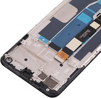 Hochwertiges Original-Handy-TFT-LCD-Display und Digitizer-Komplettset mit Rahmen für Oppo für Realme 8 5G (Schwarz)