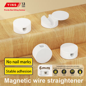 Support de <span class=keywords><strong>câble</strong></span> magnétique durable personnalisé avec logo, organisateur de fils en plastique ABS en gros, service OEM ODM YINSTECH Electronics - Product Image 1